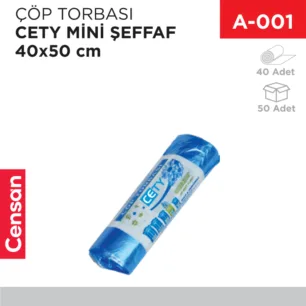 ÇÖP TORBASI MİNİ 40LI (40*50 CM)