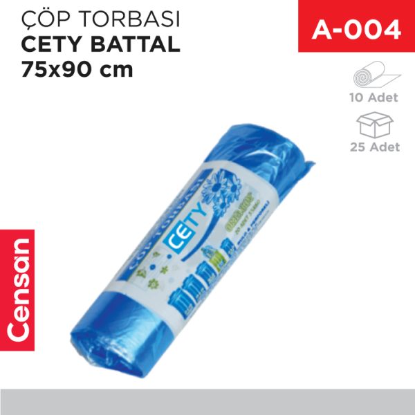ÇÖP TORBASI BATTAL EVSEL (75*90 CM)