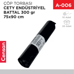 ÇÖP TORBASI BATTAL ENDÜSTRİYEL 300 GR (75*90 CM)