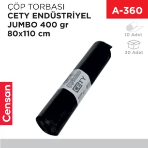 ÇÖP TORBASI JUMBO ENDÜSTRİYEL 400 GR (80*110 CM)