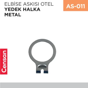 ELBİSE ASKISI OTEL YEDEK HALKA METAL