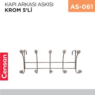 KAPI ARKASI ASKISI KROM 5Lİ