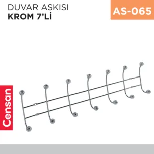 DUVAR ASKISI KROM 7Lİ