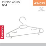 ELBİSE ASKISI ORKİDE-PAPATYA 6LI