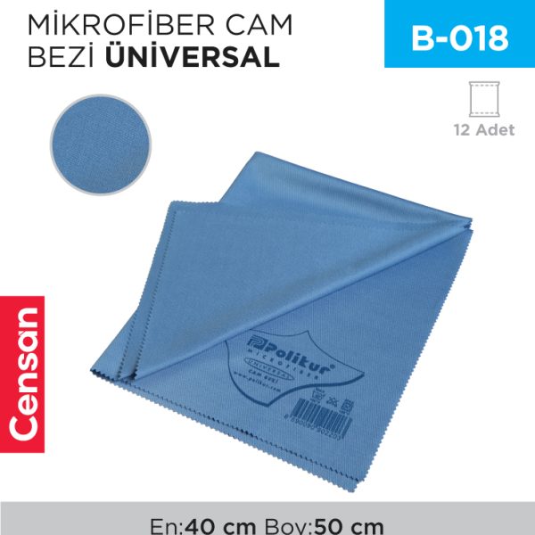 MİKROFİBER CAM BEZİ ÜNİVERSAL 40*50 (3199)(3220)(3235)(3242)