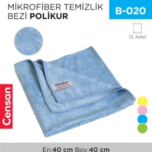 MİKROFİBER TEMİZLİK BEZİ POLİKUR (3222)