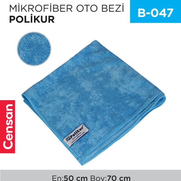 MİKROFİBER OTO BEZİ POLİKUR (3223)