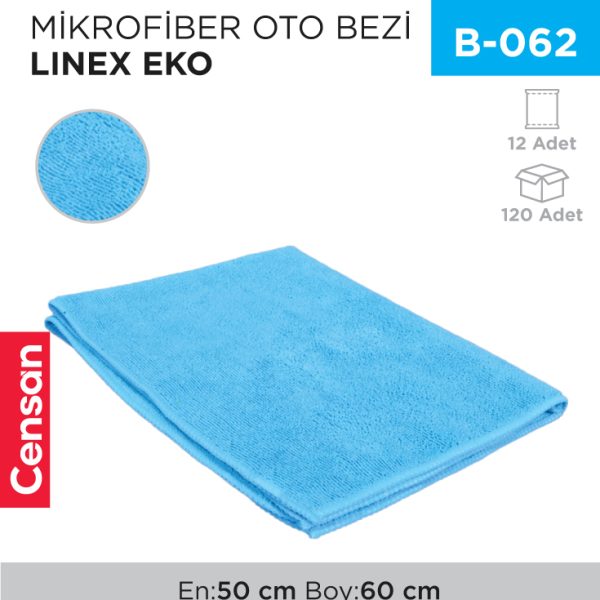 MİKROFİBER OTO BEZİ 50*60 CM LINEX EKO (175)