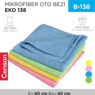 MİKROFİBER TEMİZLİK BEZİ 40*40 EKO (EKONEX)