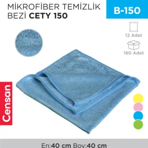 MİKROFİBER TEMİZLİK BEZİ CETY 150 (RND13)