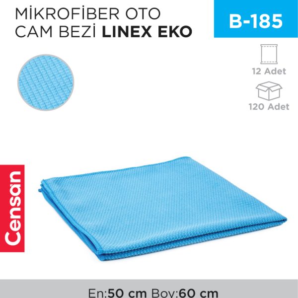 MİKROFİBER OTO BEZİ LINEX 50*60 CM (BAKLAVA DESEN)