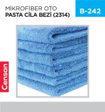 MİKROFİBER OTO PASTA CİLA BEZİ 50*60 CM (KUTULU) (E07-6050-400)