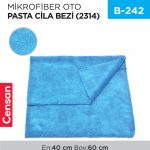 MİKROFİBER OTO PASTA CİLA BEZİ 50*60 CM (KUTULU) (E07-6050-400)