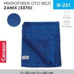 MİKROFİBER OTO BEZİ ZANİX 50*60 CM (3370)