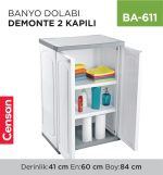 BANYO DOLABI DEMONTE 2 KAPILI (805)