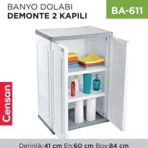 BANYO DOLABI DEMONTE 2 KAPILI (805)