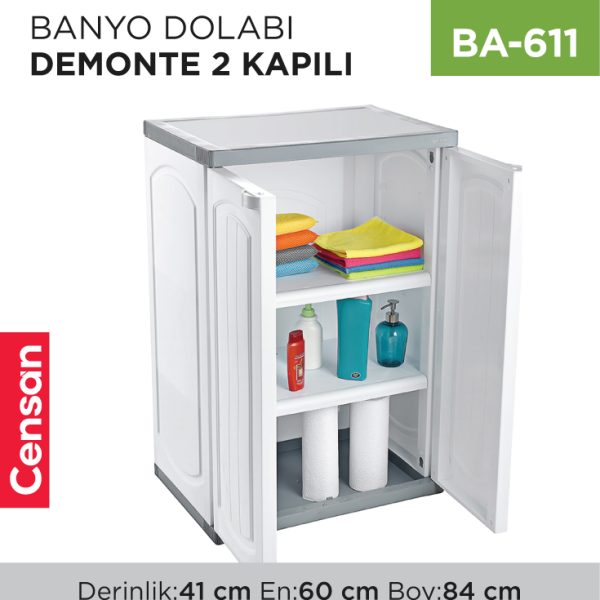 BANYO DOLABI DEMONTE 2 KAPILI (805)