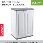 BANYO DOLABI DEMONTE 2 KAPILI (805)