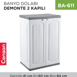BANYO DOLABI DEMONTE 2 KAPILI (805)