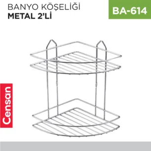 BANYO KÖŞELİĞİ METAL 2Lİ (734)(40106)