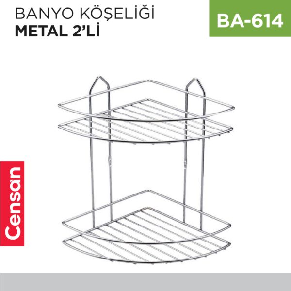 BANYO KÖŞELİĞİ METAL 2Lİ (734)