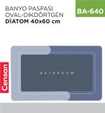 BANYO PASPASI DİATOM 40*60 CM (OVAL&amp;DİKDÖRTGEN)(370-371)