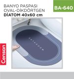 BANYO PASPASI DİATOM 40*60 CM (OVAL&amp;DİKDÖRTGEN)(370-371)
