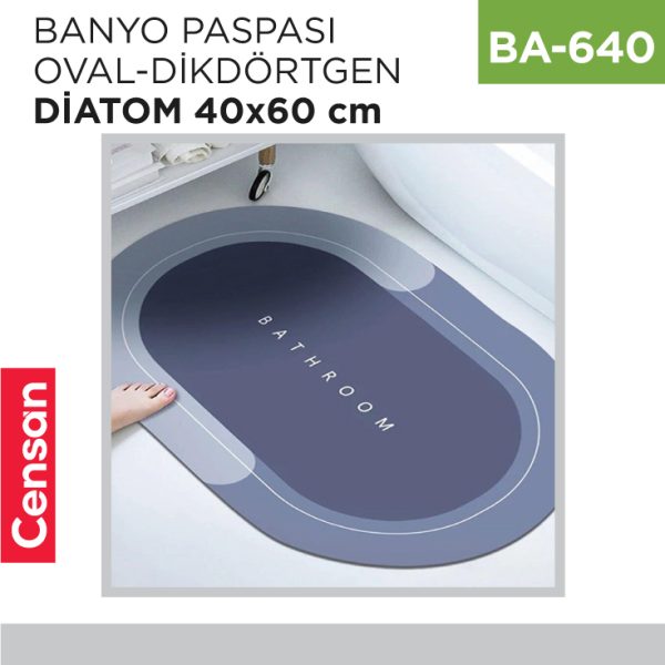BANYO PASPASI DİATOM 40*60 CM (OVAL&amp;DİKDÖRTGEN)(370-371)
