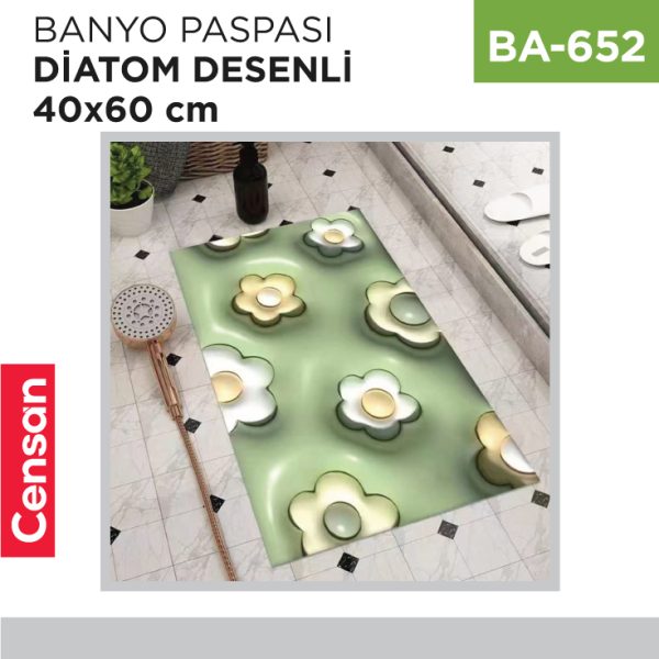 BANYO PASPASI DİATOM DESENLİ 40*60 CM (720)