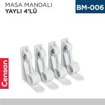 MASA MANDALI YAYLI 4LÜ (Y-035)(ZP-940)