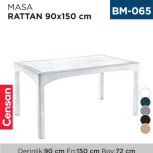 MASA RATTAN 90 CM*150 CM (2587)