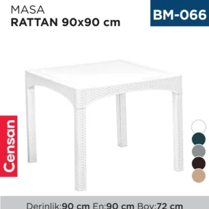 MASA RATTAN 90 CM*90 CM (2574)