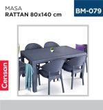 MASA RATTAN 80 CM*140 CM BS