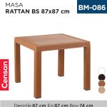 MASA RATTAN BS 87*87 CM