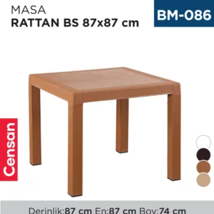 MASA RATTAN BS 87*87 CM