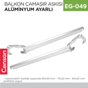 KÜPEŞTE BALKON ÇAM. ASK. AL. AYARLI( CAM BALKON)