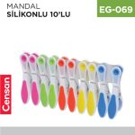 MANDAL SİLİKONLU 10LU
