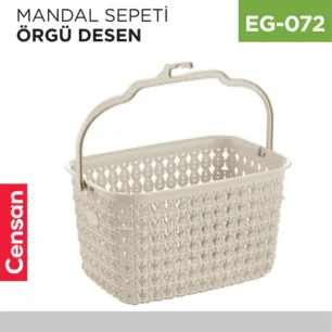 MANDAL SEPETİ ÖRGÜ DESEN (8041)(2153)