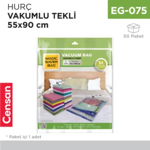 HURÇ VAKUMLU TEKLİ 55 CM*90 CM (XL)