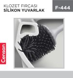 KLOZET FIRÇASI SİLİKON YUVARLAK (BSF978)(850200)