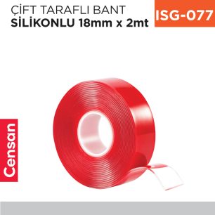 ÇİFT TARAFLI BANT SİLİKONLU 18 MM*2 MT