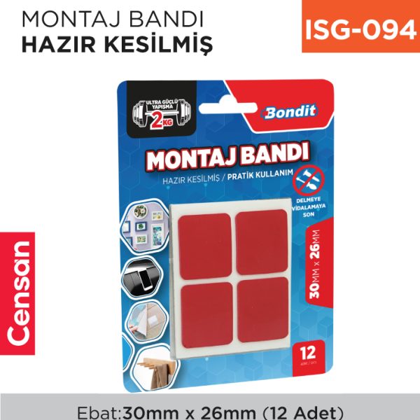 MONTAJ BANDI HAZIR KESİLMİŞ 1