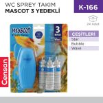 MASCOT WC SPREY TAKIM 3 YEDEKLİ (MSC2232)