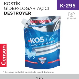 KOSTİK GİDER-LOGAR AÇICI DESTROYER 1 KG