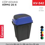 HİPPO ÇÖP KOVASI 25 LT (UP 218)