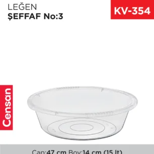 LEĞEN ŞEFFAF NO:3 (15 LT) (E-422)