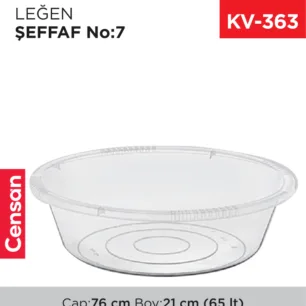 LEĞEN ŞEFFAF NO:7 (65 LT) (E-426)