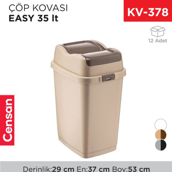 EASY ÇÖP KOVASI 35 LT (09714)
