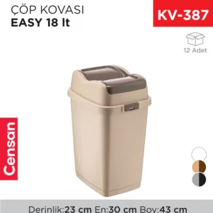 EASY ÇÖP KOVASI 18 LT (09713)