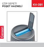 ÇÖP SEPETİ POŞET HAZNELİ 12 LT (8461)